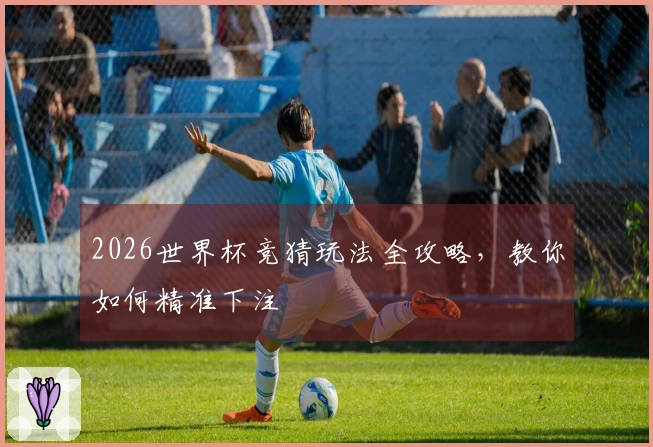 2026世界杯竞猜玩法全攻略，教你如何精准下注